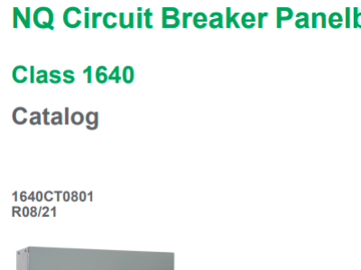 NQ Circuit Breakers Panelboards Catalog